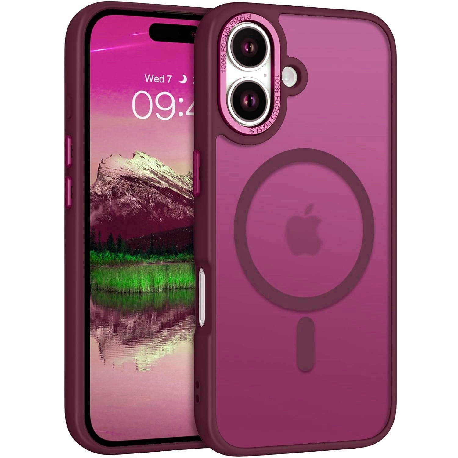 Matte Hybrid Magnetic MagSafe Case for iPhone 16 Matte Hybrid Magnetic MagSafe Case for iPhone 16